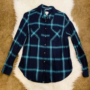 A New Day Plaid Button-Up